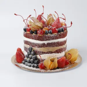 Naked Red Velvet com Frutas