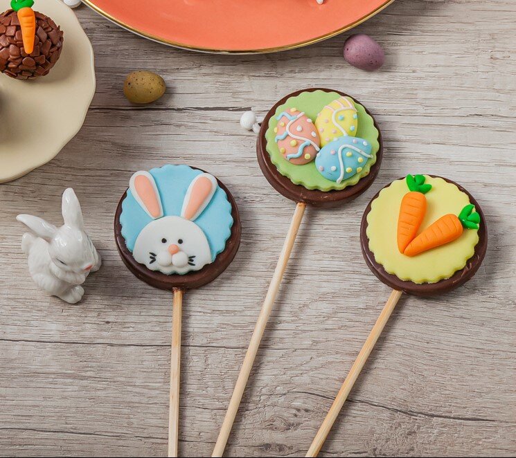 Pirulitos de Chocolate Decorado - Foto 1